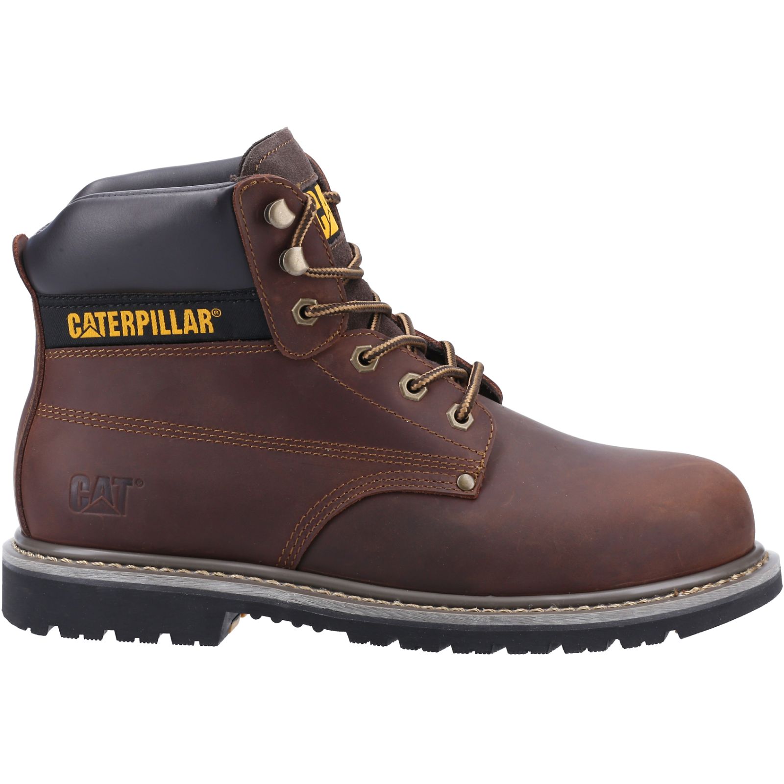 Caterpillar Powerplant St Hro Sra Philippines - Mens Work Boots - Brown 16380WOKM